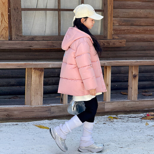 Mumuwu Girls' Cotton Clothes 2025 New Winter Style Jackets Girls College Style Versatile Warm Thickened Cotton Clothes Trendy