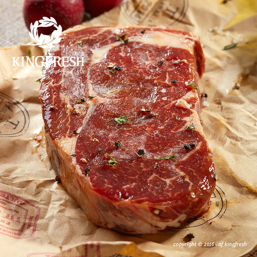 今聚鲜（dayinfresh）整切调理牛排净重1500g/10片套餐 新鲜厚切眼肉西冷牛扒 牛肉生鲜