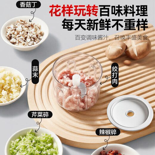 Aistar garlic pounder electric meat mincer baby food supplement machine garlic mince artifact garlic mince household cooking machine