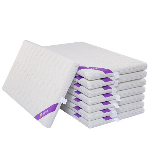 Coconut palm baby mattress baby newborn child latex bed kindergarten dormitory hard bed splicing bed white 5cm latex-free 110*60cm