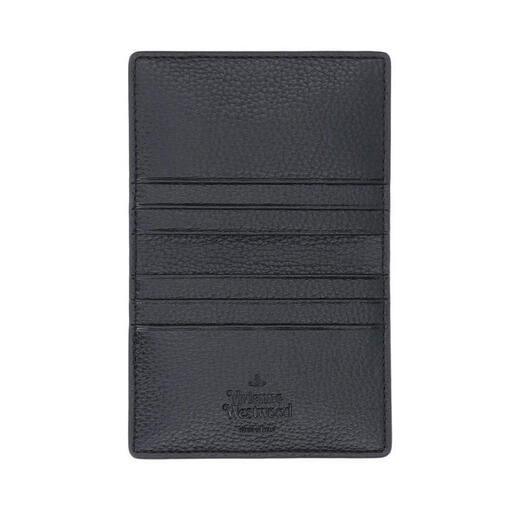 Vivienne Westwood Queen Mother SS26 Light Luxury Women's Black Wallet Black One Size