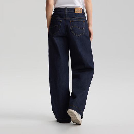 Lee Zhang Linghe endorses the same style in the shopping mall for spring and summer 26 new products 430 super A wide leg jeans, washable for women, washable 26