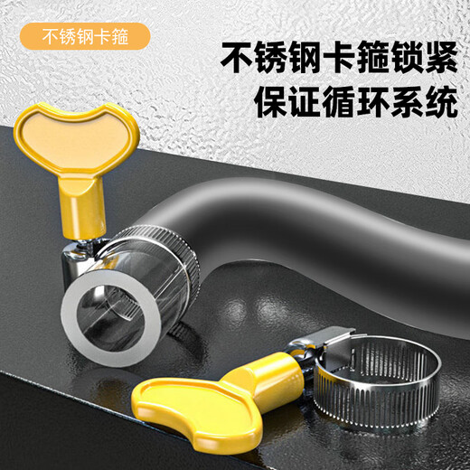 Geshu car oil pump multi-purpose fish tank water change motorcycle manual oil pump air bag 2 meter pipe with oil stop valve