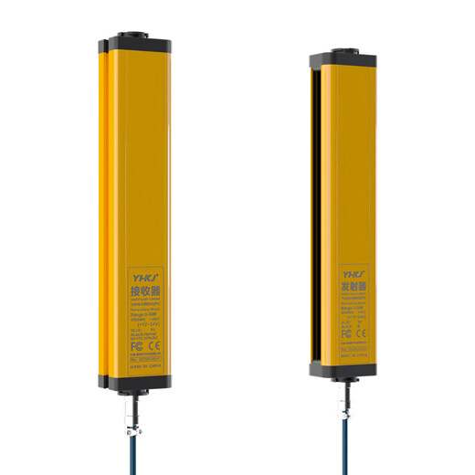 50-meter ultra-long distance safety grating sensor area infrared through-beam sensor human vehicle induction detection Lotus color