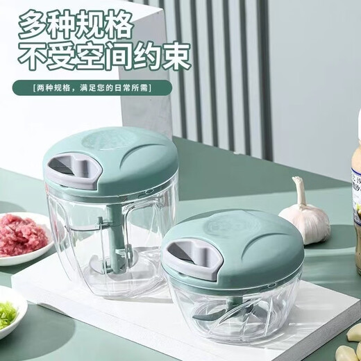 Tuojin imported quality garlic mashed artifact from Germany, garlic puller, garlic mince, small garlic, manual garlic press, garlic mortar, blue 500ml