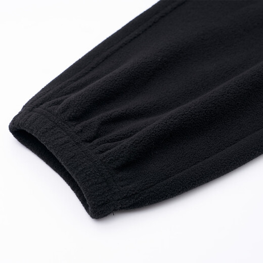 Lee children's sweatpants 2025 autumn and winter loose legged trousers for boys and girls black 130