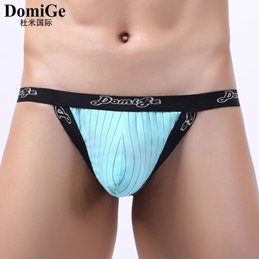 Domige domige domige Männereis Seide Traaceless ultra-dünn trägerloser Tanga-Herren Sommer u konvexe niedrige Taille atmungsaktiv