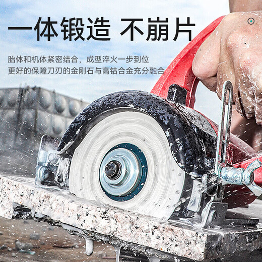 Special cutting piece for rock slab, ceramic tile trimming, stone flat grinding, 45 chamfering and oblique cutting grinder, wear-resistant edge grinding, Gypsophila-rock slab cutting and grinding piece, one piece