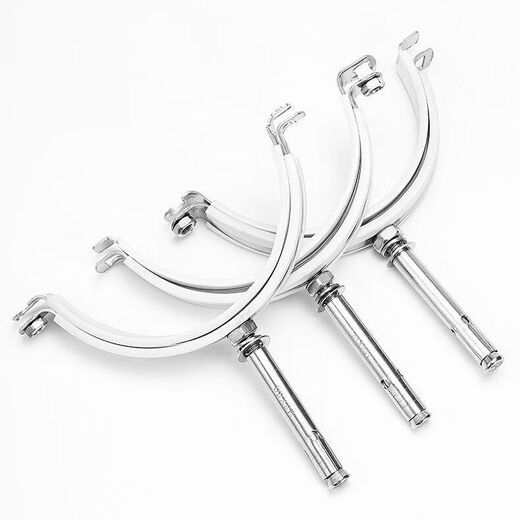 Xu ordered stainless steel pipe code pull-out 110 pipe buckle clamp pipe clamp hanging code 75pvc hoop drain pipe fixed bracket buckle 50mm pull-out 10 pieces