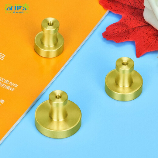 Gaobangtai Kabinettstürhandle moderne einfache Schublade Kleiderschrank Weinkabinett Türgriff mittelgroße europäische und amerikanische Single -Loch -Hardware -Hardware GBT12188 Durchmesser 25mm
