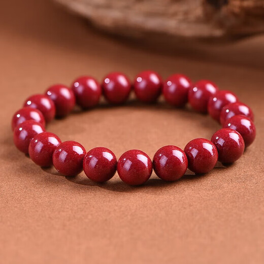 泽心雅玉朱砂手串马年本命年高含量紫金砂手链男女士情侣款节日礼物