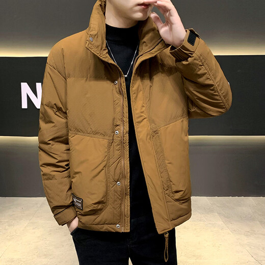 Snow Flying (SNOWFLYING) high-end brand down jacket men's winter new style stand-up collar top clothes versatile casual warm and cold-proof men's jacket black