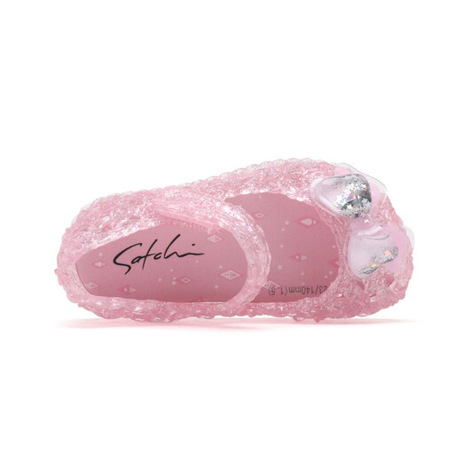 SATCHI jelly shoes sweet hollow waterproof low-top children's sandals for small and medium-sized children gold 23