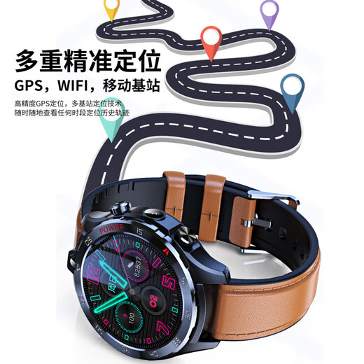 Casio Video Smart Watch Recorder HD Photography Camera Plug-in Card Phone Wireless Internet Application APP Download NFC Access Control Payment Compass Positioning Sports Multi-Function 2026 Upgraded Version Pro Brown Silicone