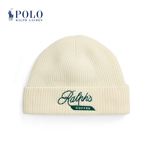 Polo Ralph Lauren Men's and Women's Classic Ralph's Coffee Beanie RL54141 101-Beige ONE