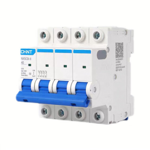 Chint surge backup protector-II series lightning protector 40KA60KA front circuit breaker 4P2P3P NXSCB-II_100_4P