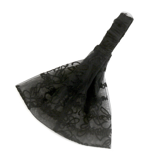 Fat Donglai's same style hair band to cover white hair, thin summer headband to cover gray hair and broken hair, women's lace wide-brimmed headband for going out, coffee