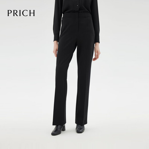 PRICH Temperament Simple Slim Slim Drape Suit Pants 2025 Winter New Commuting High Waist Suit Pants Women 59 Navy Blue M 165