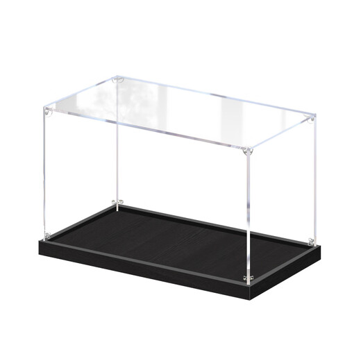 Lingzhi customized thickened acrylic display box suitable for Lego transparent storage dust cover animation hand model building block box inner diameter length, width and height 50*30*25cm