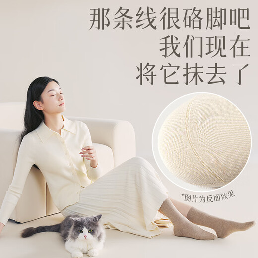 Cotton Bamboo House Socks Women's Long Socks Autumn and Winter Thick Warm Mid-Tube Socks Deodorant Boneless Postpartum Black Women's Long Tube Classic Style Combination Eighteen (Milk White + Milk White + Coffee + Coffee + Dark Gray + Dark Gray) One Size Classic Style 35-396 Pairs with Long Stockings_Warm and Not Bulky_Cotton Sweat Absorbent Bonus