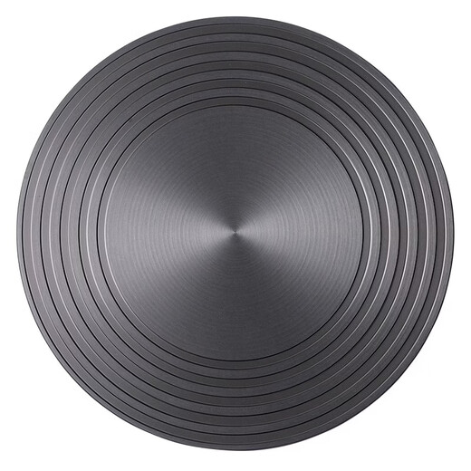 He Jiagong kitchen heat conduction plate pot protection gas stove multi-functional heat conduction plate thawing plate anti-burning black energy-saving household pot holder diameter 20cm thickened 4mm