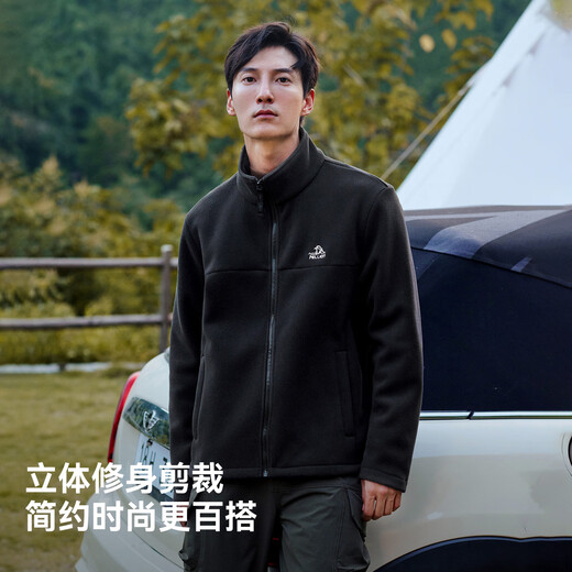 Pelliot Classic 2.0 Fleece Polar Fleece Jacket Men's Winter Warm Charge Liner Jacket 115110021 Black XL