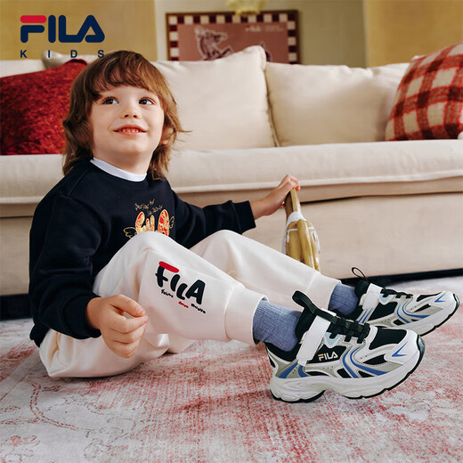 FILA children's shoes running shoes 2026 spring men's and women's children's retro running shoes Tianma