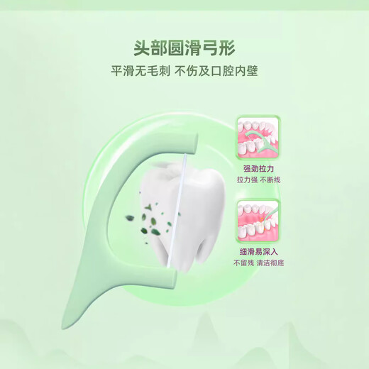 MDEHO麦德豪牙线棒超细清洁牙齿缝牙渍牙垢剔牙牙签一次性便携牙线盒装家庭装 薄荷味超细牙线6盒300支