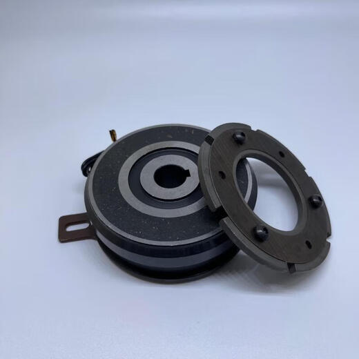 Electromagnetic clutch brake dry type with bearing power-on suction and power-off separation brake clutch DC24V with bearing clutch 10KG inner hole 30