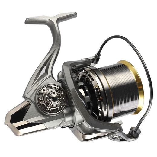 All-metal big-object fishing reel, long-range cast anchor fish spinning wheel, large-capacity, high-smooth fishing reel, sea pole fishing reel, long-range cast, seawater-proof, 12000-type large-object fishing reel