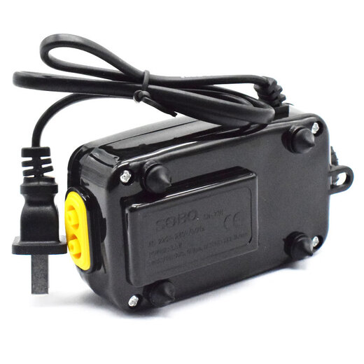 Songbao (SOBO) Fischtank Sauerstoffpumpe Sauerstoffverstärkung Pumpe Aquarium Sauerstoff Enhancer Sauerstoffpumpe Sauerstoffladung Pumpe kleine Haushalte Sauerstoffverstärkung 738 Doppelloch 3,5W [Luftstein, vollständige Set von Zubehör]
