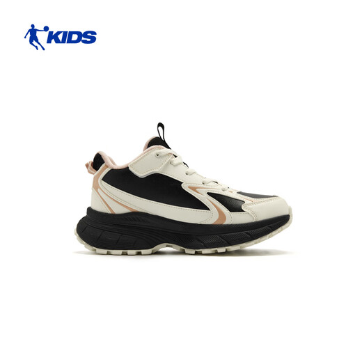 Jordan girls' plus velvet cotton shoes children's winter Symphony Y2K casual shoes black/maple sugar pink 36