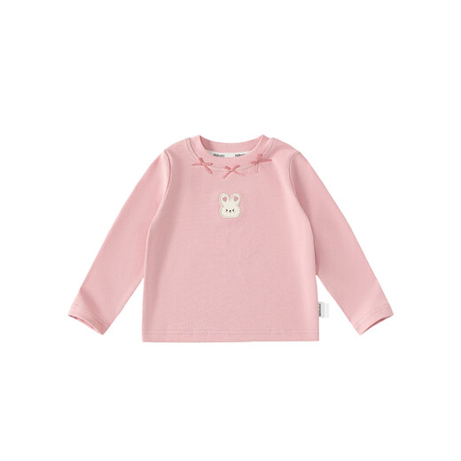 INSBOBO girls' bottoming shirt 2026 spring children's tops new baby T-shirt long-sleeved children's clothing spring and autumn spring and autumn pink 120