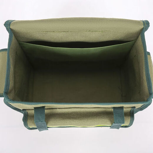 Backpack tool bag large backpack multifunctional repair canvas woodworking thickened wear-resistant portable installation electrician bag practical and durable non-fading double shoulder large size length 40 width 20 height 40cm