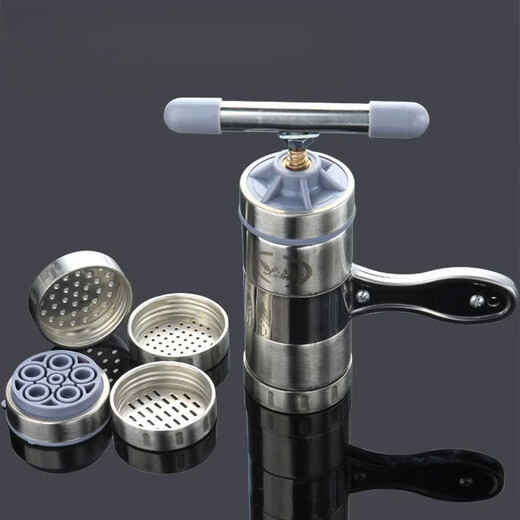 Yonghuan Manual Stainless Steel Noodle Machine Oatmeal Noodle Wowo Luohe Fishing Bed Household Small Noodle Machine Stainless Steel Noodle Machine Two Molds