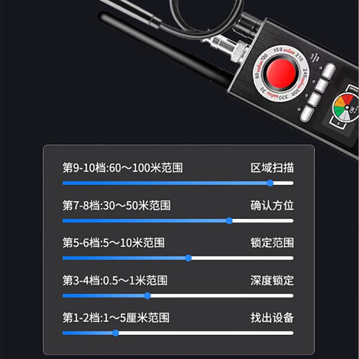 Oin anti-monitoring anti-candid camera detector signal hotel camera monitoring car positioning GPS scanning detector