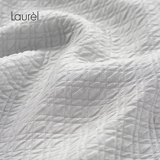 Laur l 21mm silk 26 spring new soft shape waist silk shirt LWL371C00900 mist gray S