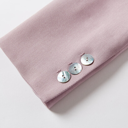 Xiangying Pink Casual Suit Jacket Women's 2026 Spring New One Button Light Workplace Temperament Professional Wear Suit Light Pink S 155/80A/85-95Jin Jin is equal to 0.5 kg