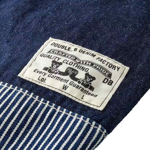 MIKIHOUSE children's accessories double bee upper bag boys girls children's bags direct mail from Japan Indigo Blue (33) --