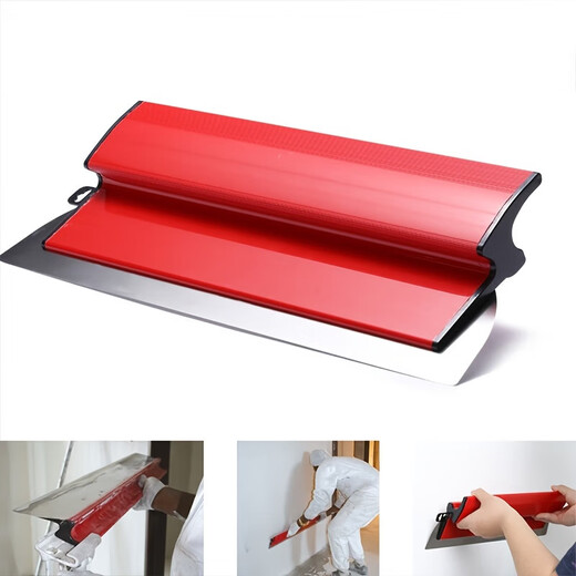Leveling scraper wall floor internet celebrity aluminum alloy leveling scraper stainless steel putty scraper putty scraping tool 60 cm