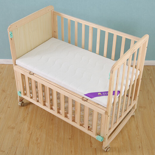 Coconut palm baby mattress baby newborn child latex bed kindergarten dormitory hard bed splicing bed white 5cm latex-free 110*60cm