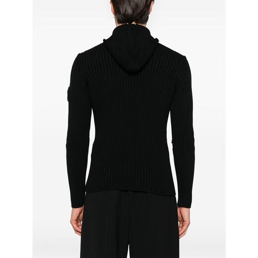 PRADA Men's Sweater Warm, Breathable and Thickened Autumn and Winter Daily Knitted Simple Black One Size | 52