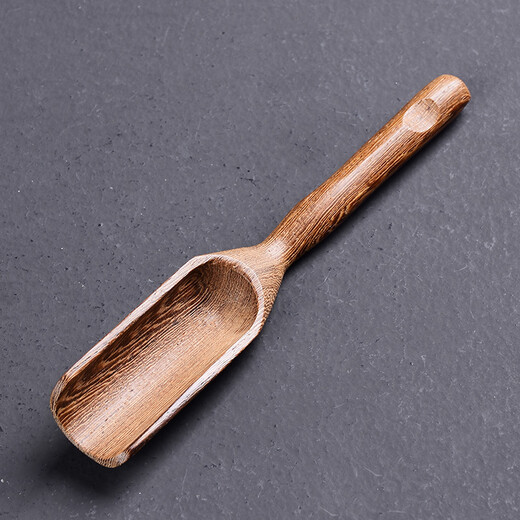 Xiao Zihe De Tea Ebony Tea Spoon Bamboo Tea Spade Rosewood Tea Spoon Kung Fu Tea Set Tea Ceremony Accessories Chicken Wings - Wooden Tea Spoon