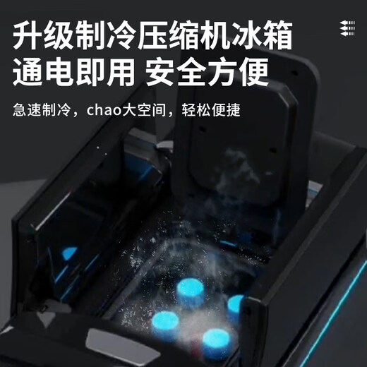 Bozi is suitable for the new Transit armrest box refrigerator modified Tourio central armrest box T6 armrest box JMC interior 23 years automatic transmission Tourio - beige - electronic refrigerator cooling and heating Ford Toureo/2023-2023