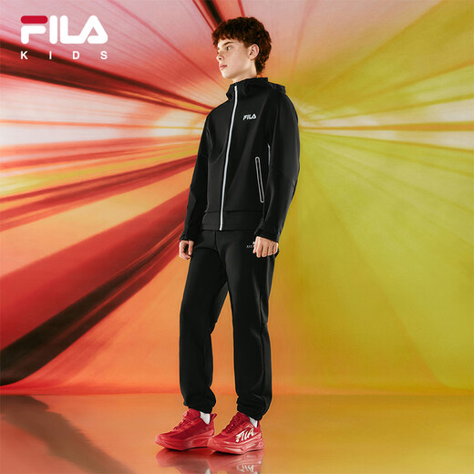 FILA Children's Shoes Running Shoes 2026 Spring New Year Men's and Large Children's Sports Shoes Super Running 6 Dark Red/Fiery Red-FH 33 Inner Length 20.5cm