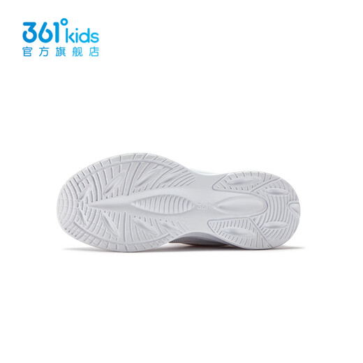 361 Shopping mall same style children's shoes girls running shoes 2026 spring new medium and large children's shoes 361 degree white/light water pink/Xiawu purple 33