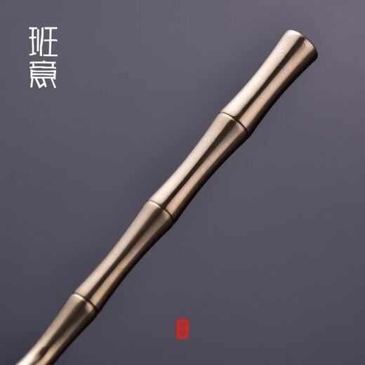 Pick-up Cat Banyi pure copper tea spoon tea shovel tea spoon pure copper tea clip copper tweezers tea spoon tea ceremony tea set accessories copper master single tube Zen heart