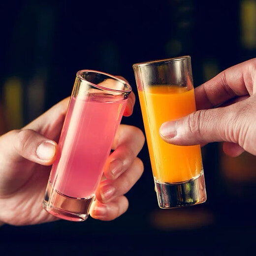 Fantasy straight white wine glass set light luxury household high-end wine set crystal glass 100ml bullet cup 65ml single