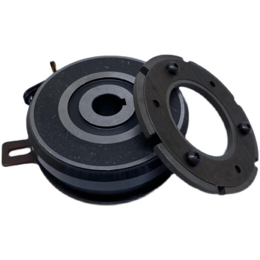 Electromagnetic clutch brake dry type with bearing power-on suction and power-off separation brake clutch DC24V with bearing clutch 10KG inner hole 30