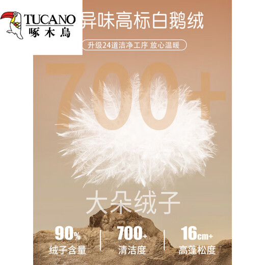 Woodpecker goose down trousers for women's outer wear 2026 winter new wide-leg straight pants, cold-proof and warm at minus 40 degrees in the northeast, light and beige for small people (recommended under 155CM) thin M 100-110Jin Jin is equal to 0.5 kg